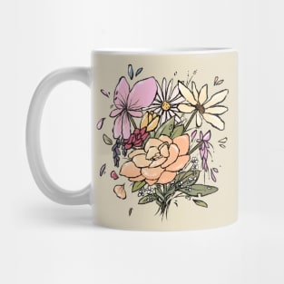 Joyous June Flowers Mug